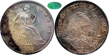 GFRC Open Set Registry - Newtown 1859 Seated  50C