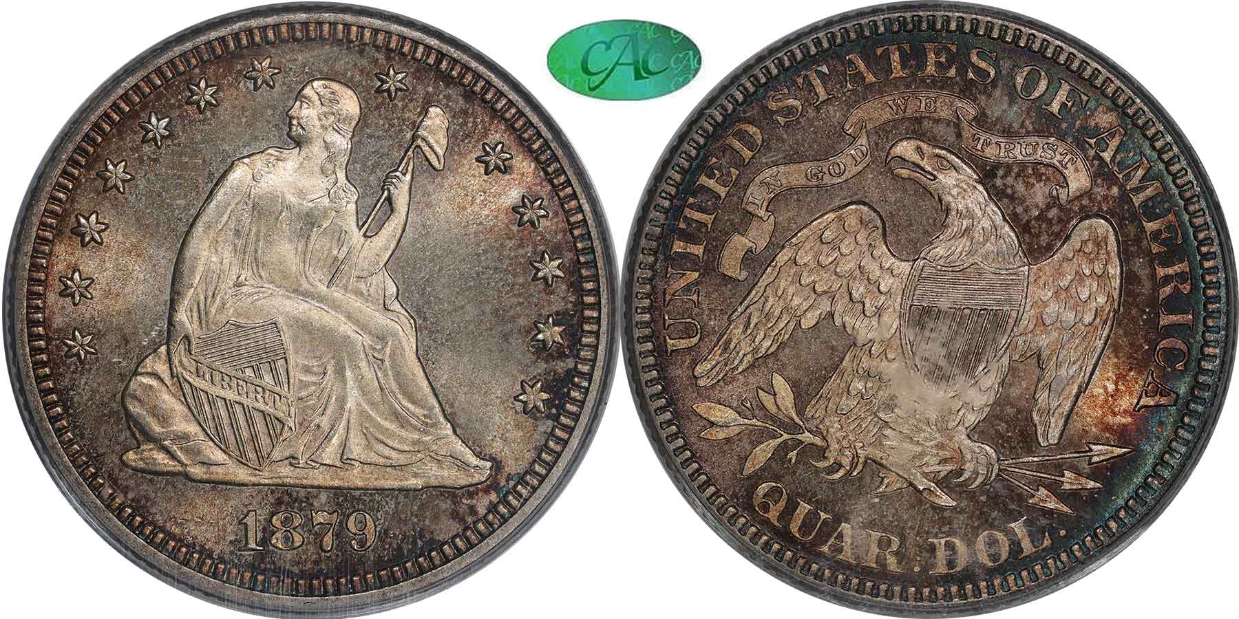 GFRC Open Set Registry - MIKE VERHULST 1879 Seated  25C