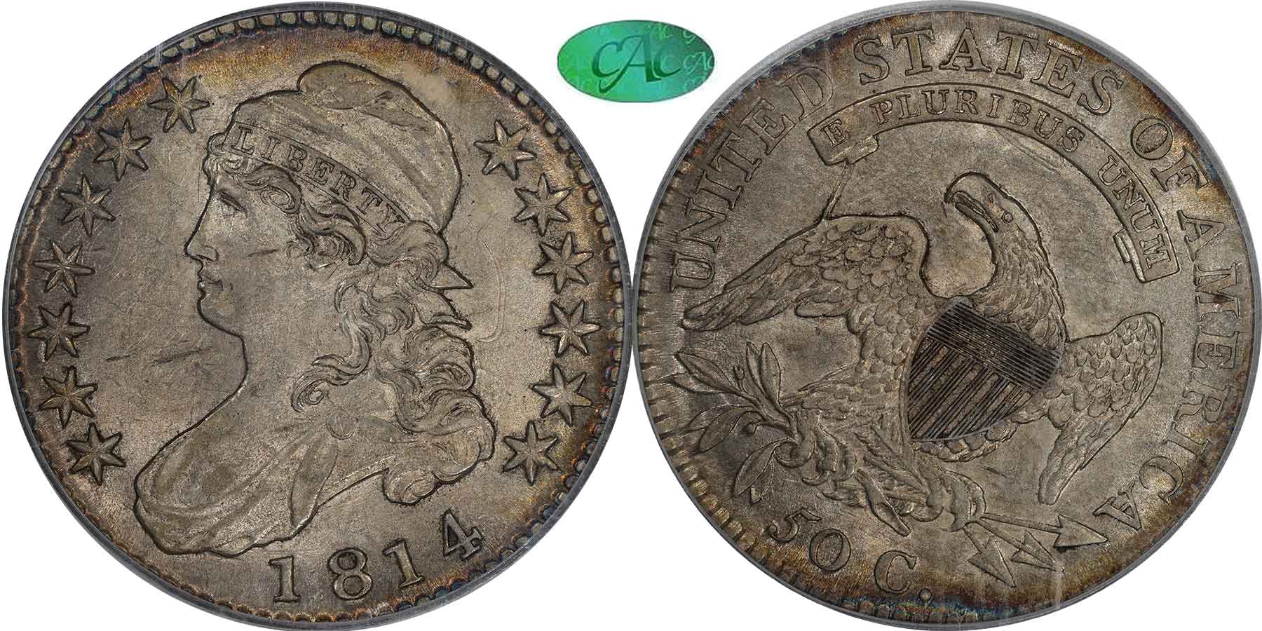 GFRC Open Set Registry - nacnud 1814 Capped Bust  50C