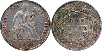 GFRC Open Set Registry - Tim Cook MD 1872 Seated  10C