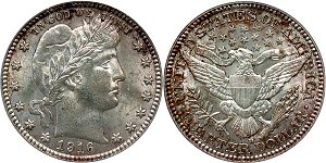 GFRC Open Set Registry - LABELMAN87 1916 Barber  25C