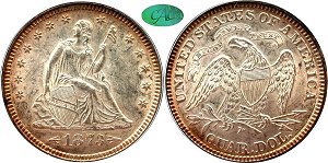 GFRC Open Set Registry - Hoosier 1873 Seated With Arrows 25C