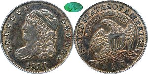 GFRC Open Set Registry - Piedmont 1829-1837 Capped Bust  5C