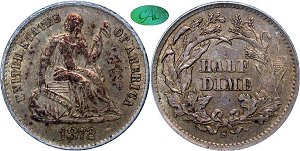 GFRC Open Set Registry - Wild and Wonderful in WV 1872 Seated  5C