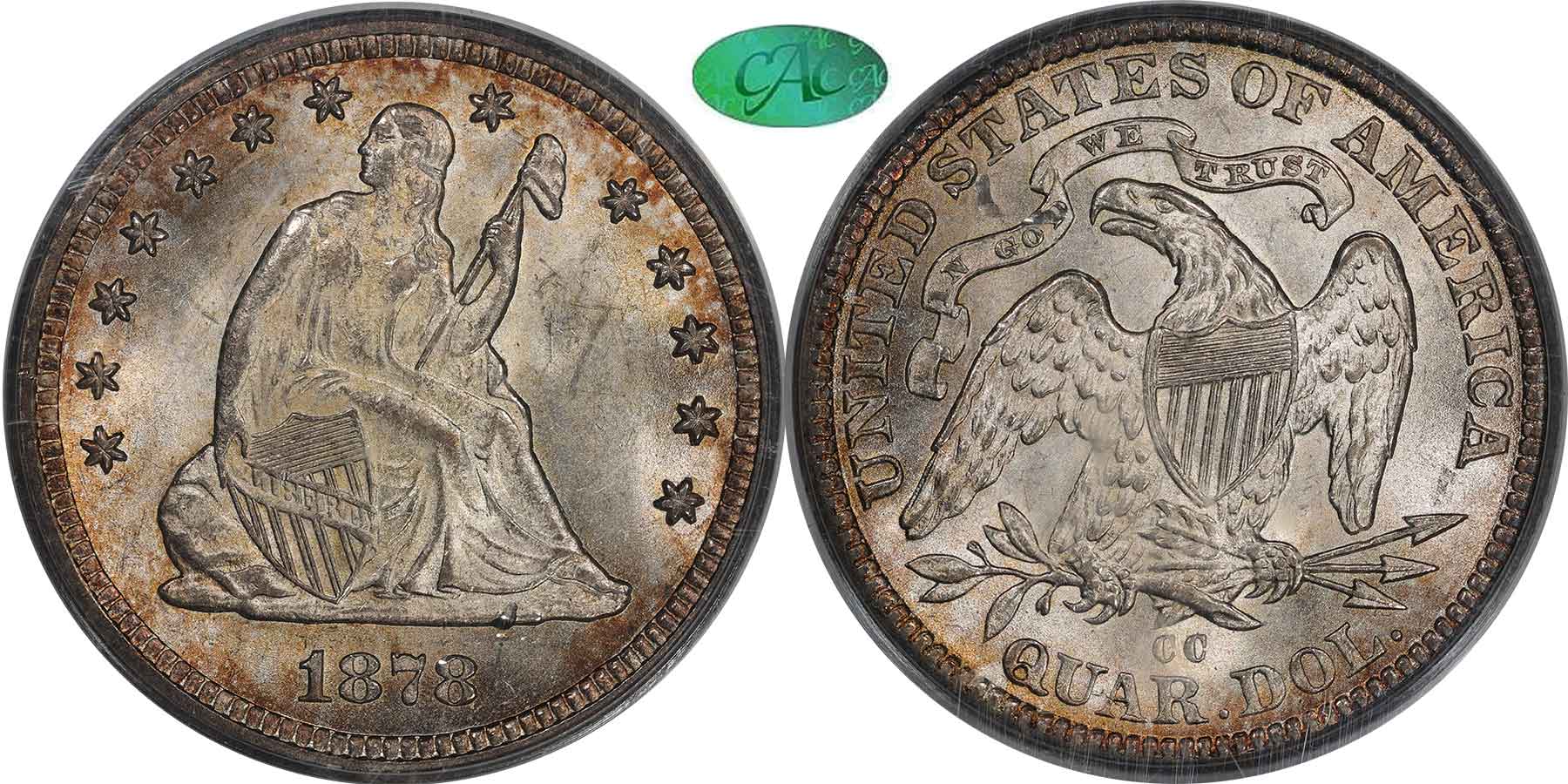 GFRC Open Set Registry - MIKE VERHULST 1878 Seated  25C