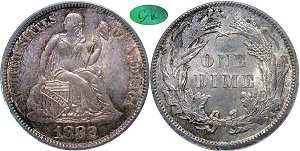 GFRC Open Set Registry - Piedmont 1882 Seated  10C
