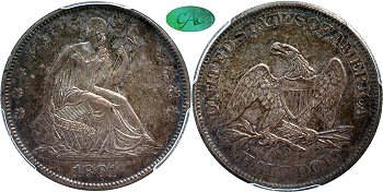 GFRC Open Set Registry - Civil War 1861 Seated CSA 50C