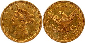 GFRC Open Set Registry - LABELMAN87 1842 Gold Liberty G$2.5