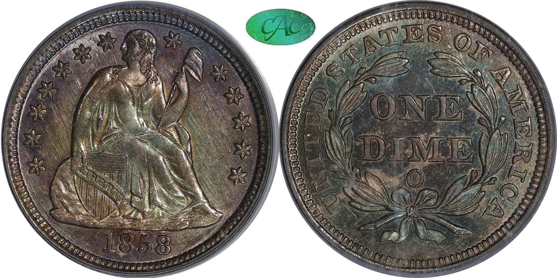 GFRC Open Set Registry - Copper Harbor 1858 Seated  10C