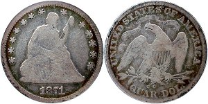 GFRC Open Set Registry - RCA 1871 Seated  25C