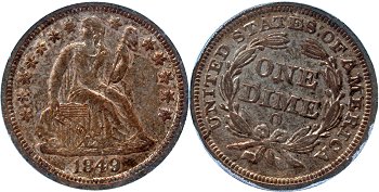 GFRC Open Set Registry - Tim Cook MD 1849 Seated  10C