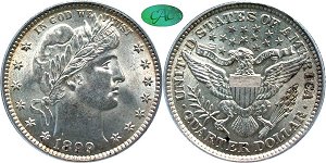 GFRC Open Set Registry - LABELMAN87 1899 Barber  25C