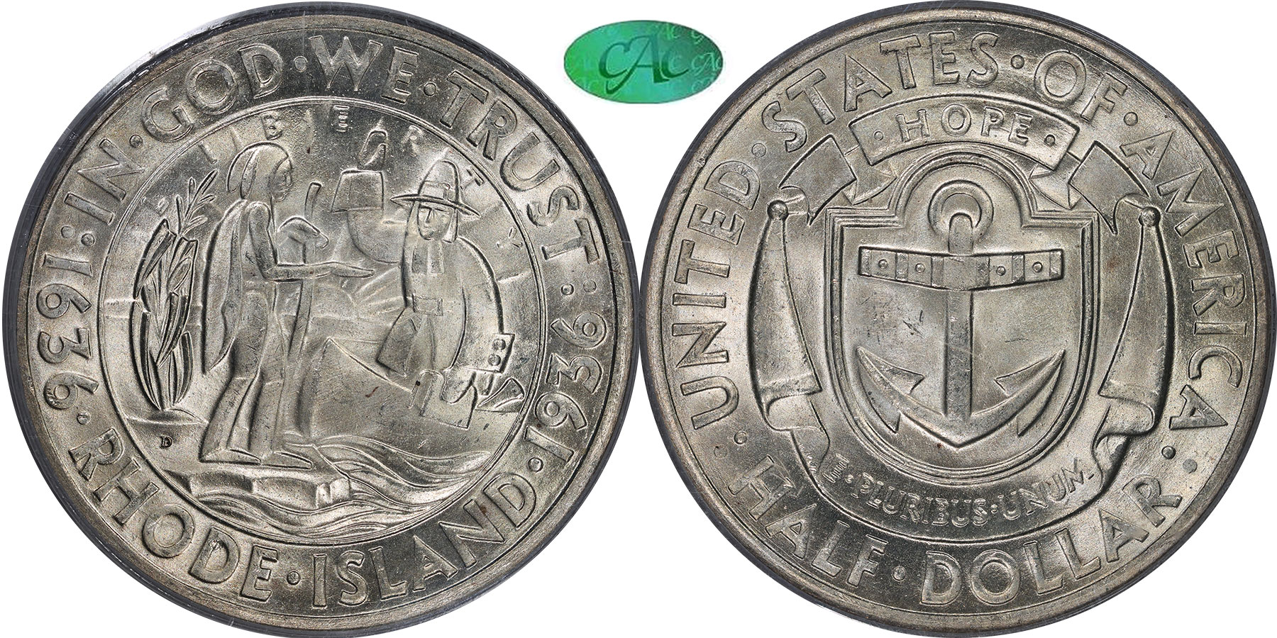 Early Commems 50C 1936D