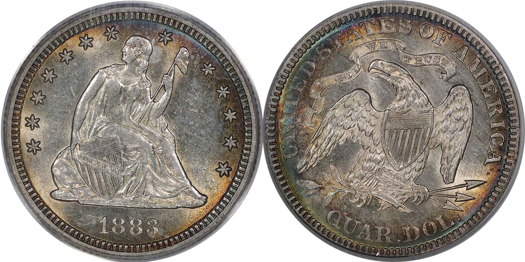GFRC Open Set Registry - Hoosier 1883 Seated  25C