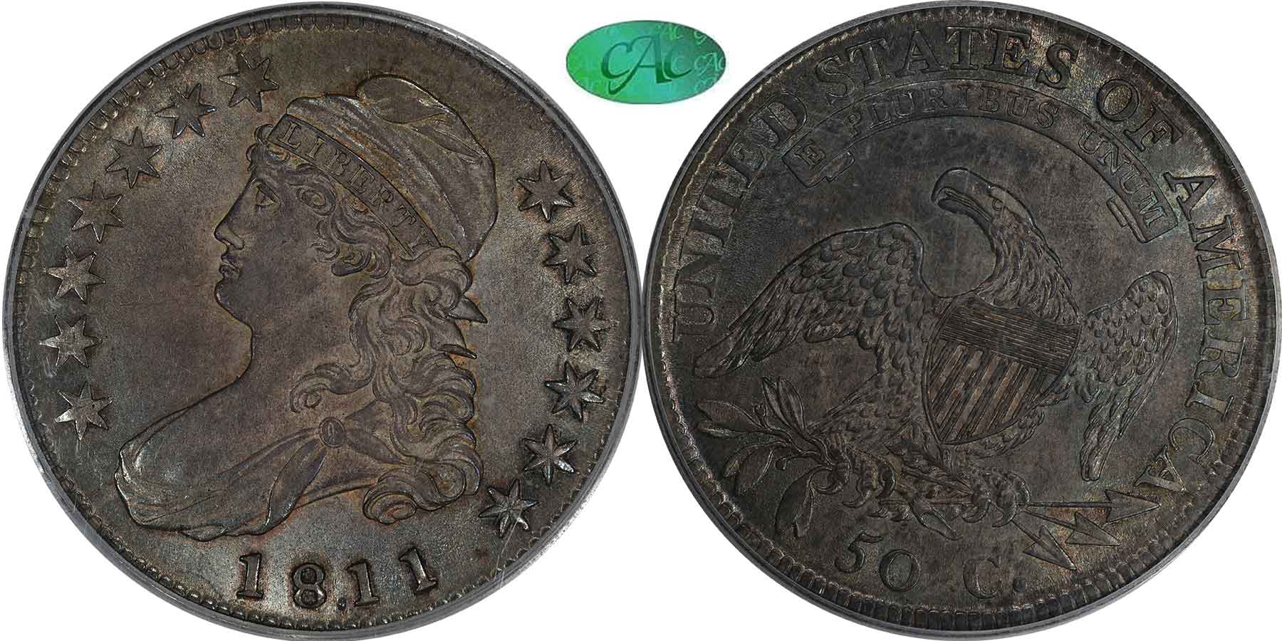 GFRC Open Set Registry - nacnud 1811 Capped Bust  50C