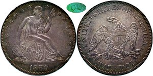GFRC Open Set Registry - Greene 1859 Seated  50C