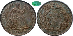 GFRC Open Set Registry - Dale Miller 1873 Seated With Arrows 10C