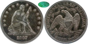 GFRC Open Set Registry - RCA 1867 Seated  25C