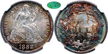 GFRC Open Set Registry - Sacandaga 1888 Seated  10C