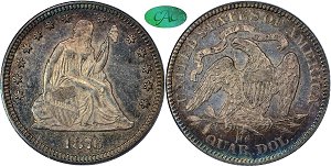 GFRC Open Set Registry - Hoosier 1876 Seated  25C