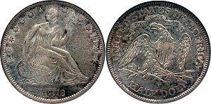 GFRC Open Set Registry - Greene 1872 Seated  50C