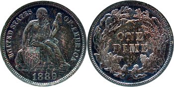 GFRC Open Set Registry - Dale Miller 1889 Seated  10C