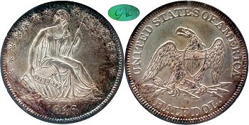 GFRC Open Set Registry - Newtown 1846 Seated Med Date 50C