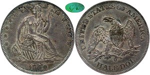 GFRC Open Set Registry - Wild and Wonderful in WV 1860 Seated  50C