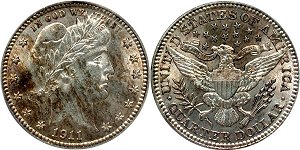 GFRC Open Set Registry - LABELMAN87 1911 Barber  25C