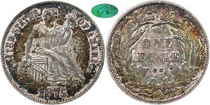 GFRC Open Set Registry - Copper Harbor 1875 Seated  10C