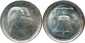 GFRC Open Set Registry - nacnud 1926 Early Commemorative Sesquicentennial 50C