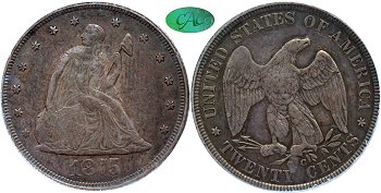 GFRC Open Set Registry - nacnud 1875-1876 Seated  20C