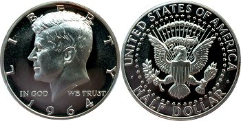 GFRC Open Set Registry - oih82w8 1964-1964 Kennedy  50C