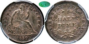 GFRC Open Set Registry - White Pine 1838-1860 Seated  5C