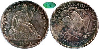 GFRC Open Set Registry - Newtown 1890 Seated  50C