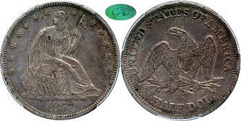 GFRC Open Set Registry - Newtown 1857 Seated  50C