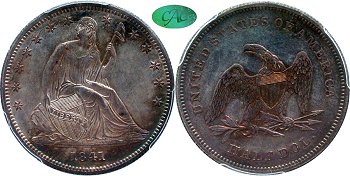 GFRC Open Set Registry - Newtown 1841 Seated  50C