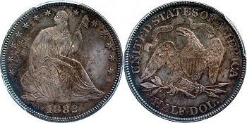 GFRC Open Set Registry - Newtown 1882 Seated  50C