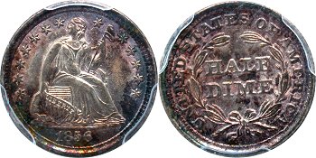 GFRC Open Set Registry - nacnud 1840-1860 Seated With Drapery 5C