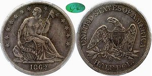 GFRC Open Set Registry - TGM 1862 Seated  50C