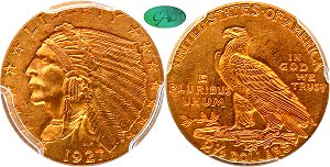 GFRC Open Set Registry - Piedmont 1908 - 1929 Gold Indian G$2.5