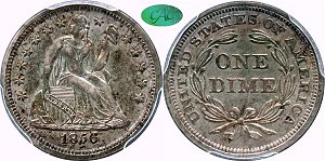 GFRC Open Set Registry - Piedmont 1856 Seated Sm Date 10C