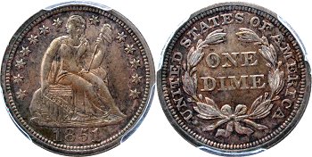 GFRC Open Set Registry - Tim Cook MD 1851 Seated  10C