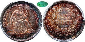 GFRC Open Set Registry - Big Frankie 1838 Seated No Drapery 10C