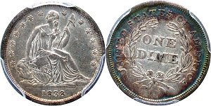 GFRC Open Set Registry - Bill Kelly 1838-1840 Seated No Drapery 10C