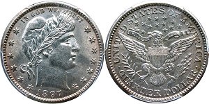 GFRC Open Set Registry - LABELMAN87 1897 Barber  25C