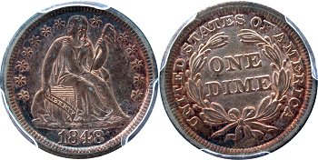 GFRC Open Set Registry - Tim Cook MD 1848 Seated  10C