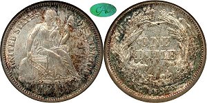 GFRC Open Set Registry - lowdesert 1837-1891 Seated  10C