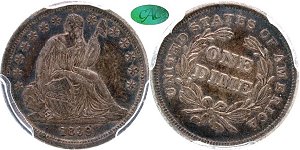GFRC Open Set Registry - Big Frankie 1839 Seated No Drapery 10C