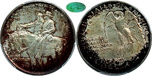 GFRC Open Set Registry - nacnud 1925 Early Commemorative Stone Mountain 50C